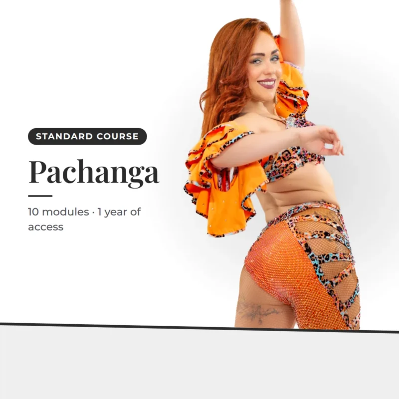 Pachanga — 10 modules · 1 year of access. Irene Palomares salsa academy.